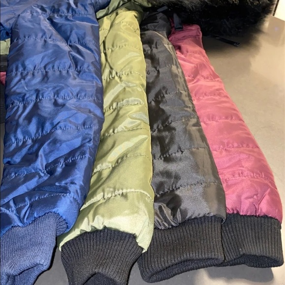 New J2 by JOU JOU Hooded Puffer Olive Jacket - Picture 11 of 12